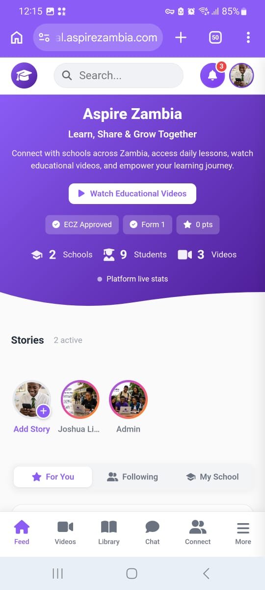 Aspire Zambia App